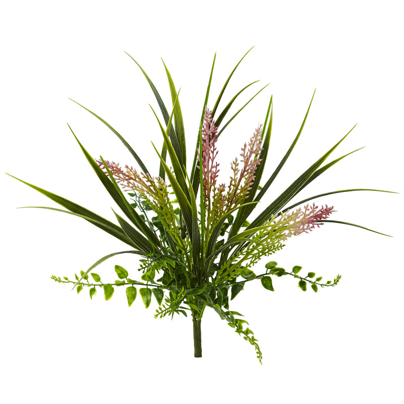 11" Grass and Fern Artificial Plant (Set of 12)
